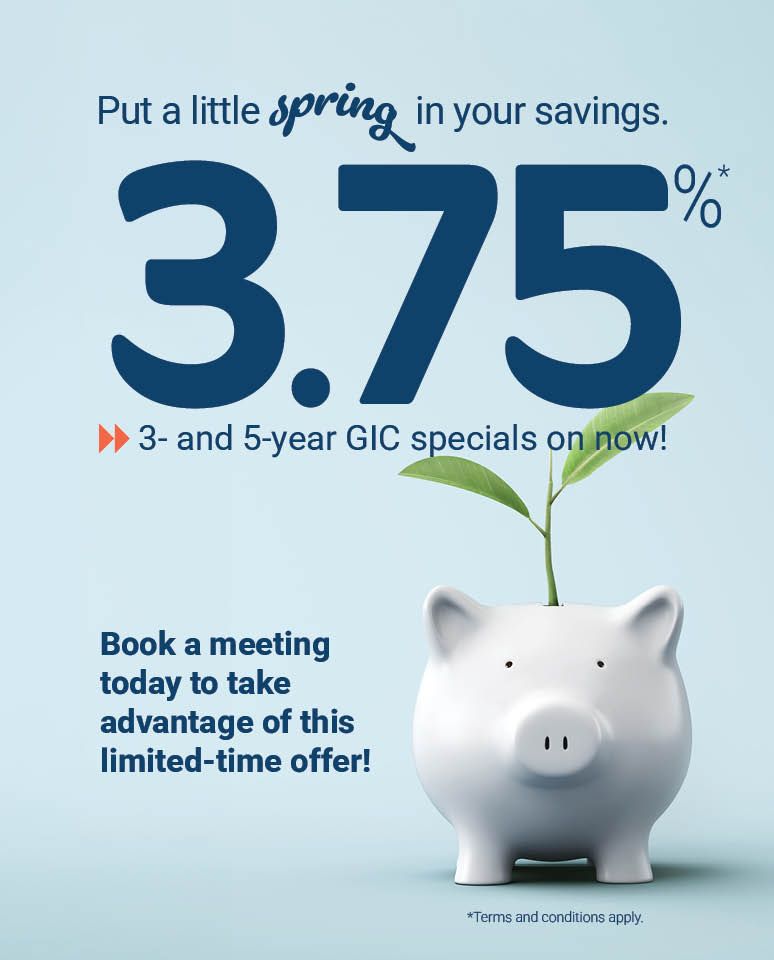 3.75% GIC Rate for a limited time! 