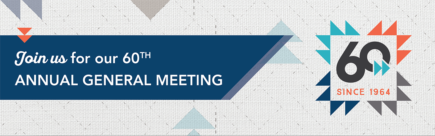 Join us for Kindred Credit Union's 60th Annual General Meeting