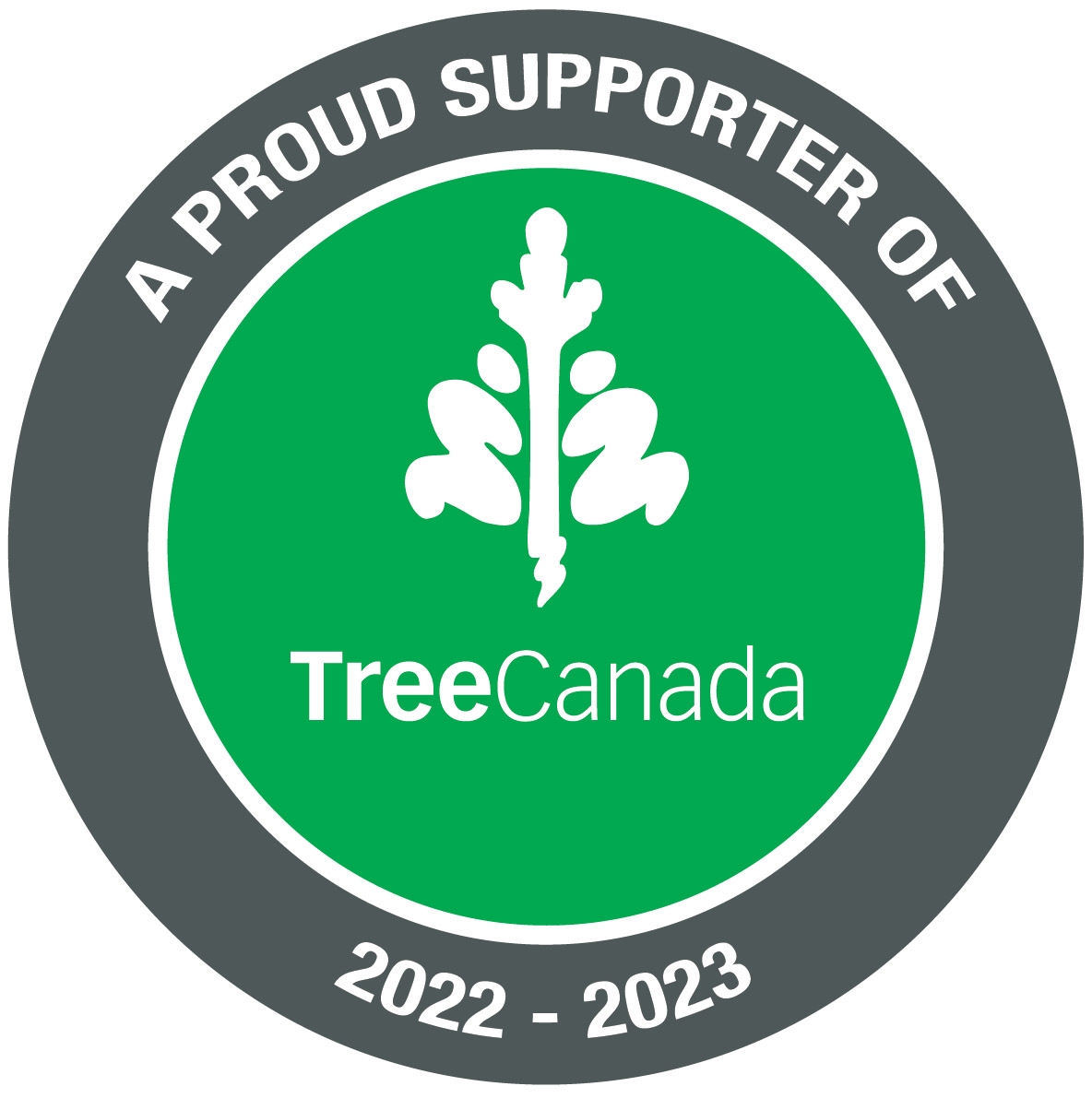 A Proud Supporter of TreeCanada