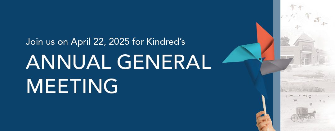 Join us for Kindred Credit Union's Annual General Meeting