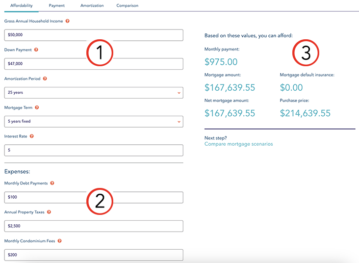 How to use the Mortgage Affordability Calculator How to use the Mortgage Affordability Calculator